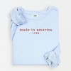 Simply Sage Market Embroidered Made In America 1776 Lightweight Garment Dyed Sweatshirt - 2 of 4