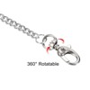 Unique Bargains Nickel Plated Metal Wallet Jeans Belt Handbag Lobster Clasp Chains - 3 of 4