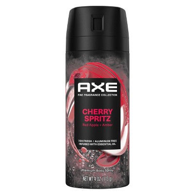 Axe Body Spray Fine Fragrance Cherry Spritz, Aluminum Free - 4.0oz