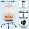 Ergonomic Mesh Office Chair, High-Back Computer Desk Chair with Footrest, Headrest & Lumbar Support, Rolling Task Chair for Home or Office - 4 of 4