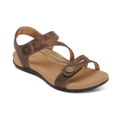 Aetrex Jess Adjustable Quarter Strap Sandal