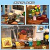 Cubimana 1520 PCS Floral Bakery Coffee Architecture Construction Model Gift for Adults and Kids Aged 12+ - 4 of 4