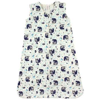 Touched by Nature Baby Boy Organic Cotton Sleeveless Wearable Sleeping Bag, Sack, Blanket, Woodland