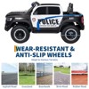 COZONY 12V Licensed RAM Kids Ride-On Police Car w/ Remote, Electric Pickup Truck for Age 3-6, 3 Speeds Adjustable - 4 of 4