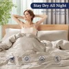 100 Linen King Duvet Cover Set, Luxury Flax Linen with Zipper Corner Ties - 4 of 4