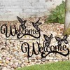 The Lakeside Collection Welcome Silhouette Garden Stake - Butterfly - 3 of 3