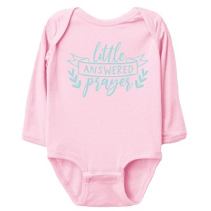 The Juniper Shop Little Answered Prayer Long Sleeve Bodysuit - 1 of 4