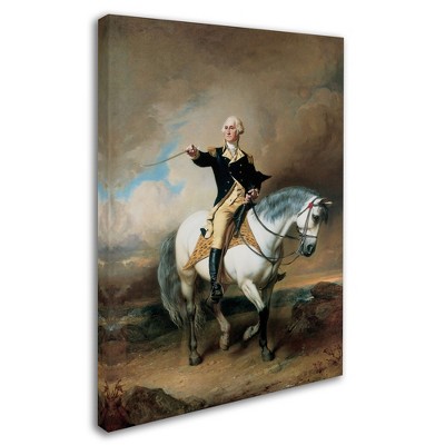 Trademark Fine Art -John Faed 'Portrait of George Washington' Canvas Art