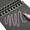 KINGART Black Paper Pad 5x7.5 75 Sheets - 3 of 4