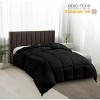 Down Alternative Comforter Ultra Soft All Season Solid Color Comforter with Corner Tabs Microfiber Duvet Insert - Lux Decor Collection - 2 of 4