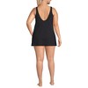 Lands' End Women's Scoop Neck Mini Swim Dress One Piece Swimsuit - 2 of 4