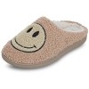 Floopi Women's Smiley Face Fur Lined Clog Slipper - 2 of 4