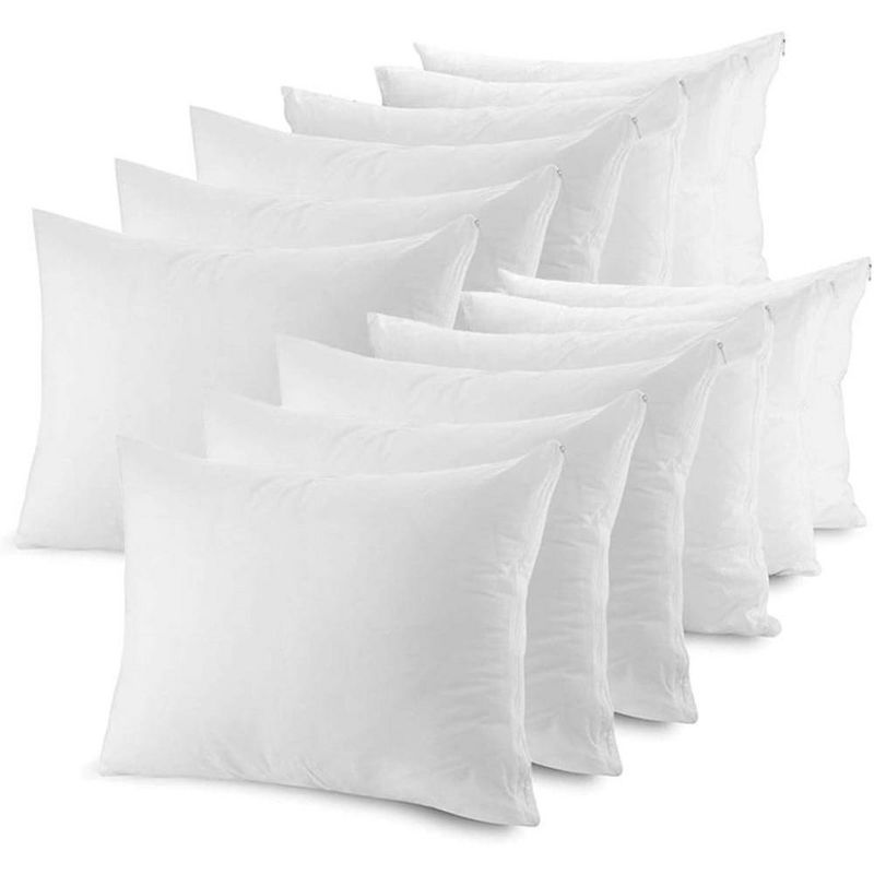 Poly-Cotton Zippered Pillow Cover  - Protects from Dirt, Dust, and Debris -200 Thread Count, 2 of 8