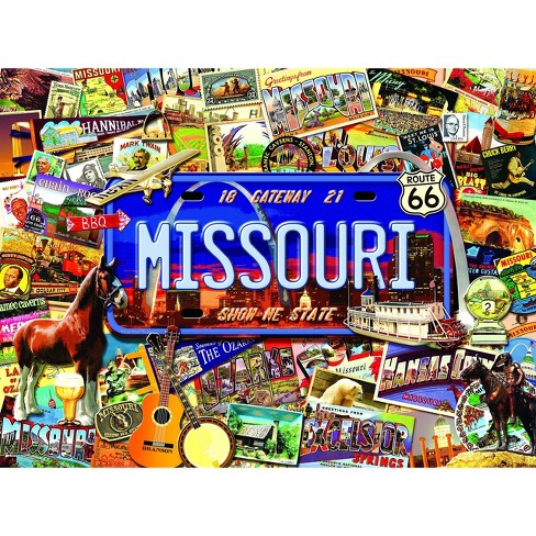 Sunsout Missouri: The "Show Me" State 1000 pc   Jigsaw Puzzle 70038 - image 1 of 4