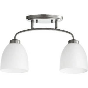 Quorum Lighting Reyes 2-Light Classic Nickel Ceiling Fan - 1 of 1