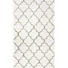 Nuloom Hand Tufted Park Avenue Trellis Area Rug, 10' x 14', Beige - 2 of 4