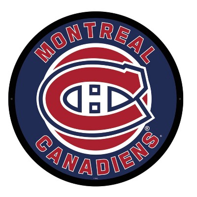 Evergreen Ultra-Thin Edgelight LED Wall Decor, Round, Montreal Canadiens- 23 x 23 Inches Made In USA