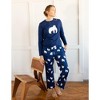 Leveret Womens Cotton Top Flannel Pant Pajamas - image 2 of 2