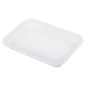 Unique Bargains Plastic Rectangle Reusable Fast Food Dining Areas Serving Trays - 1 of 4