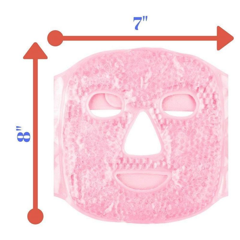 FOMI Hot Cold Gel Bead Full Facial Eye Mask, 4 of 5