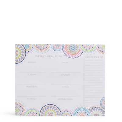 Vera Bradley Women's Outlet Magnetic Weekly Meal Planner