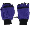 Iceberg Polar Wear Girl's 4-7 Winter Fleece Convertible Fingerless Glove to Mitten - 4 of 4