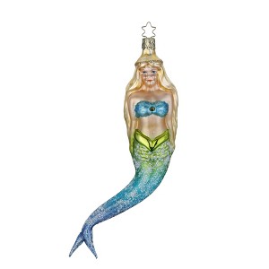 Inge Glas 8.0 Inch Mermaid Christmas Tree Ornament , Ornament Ocean Girl Fish Tail (1PC) - 1 of 3