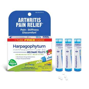 Boiron Harpagophytum 6C 3 MDT Homeopathic Medicine For Arthritis Pain Relief  -  3 Tubes Box