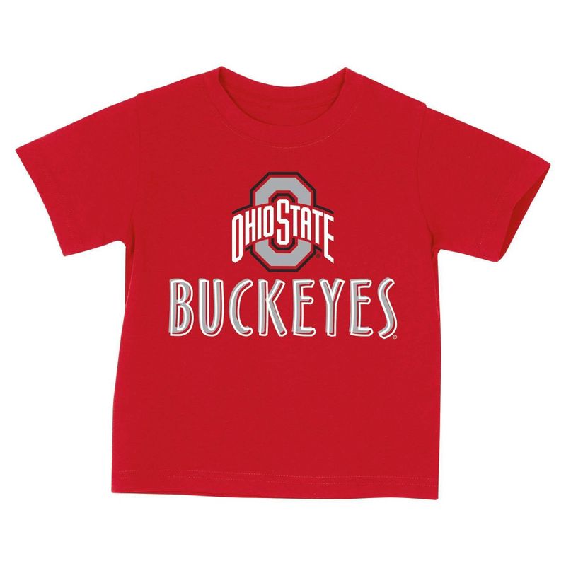 NCAA Ohio State Buckeyes Toddler Boys&#39; T-Shirt, 2 of 4