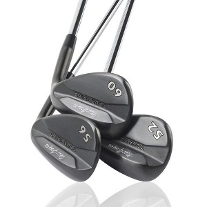 MacGregor Golf Tour Grind Milled Face Golf Wedge Set, Black, Mens Right Hand - 1 of 4