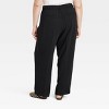 Women's High-Rise Pleated Front Straight Trousers - A New Day™ - 2 of 3