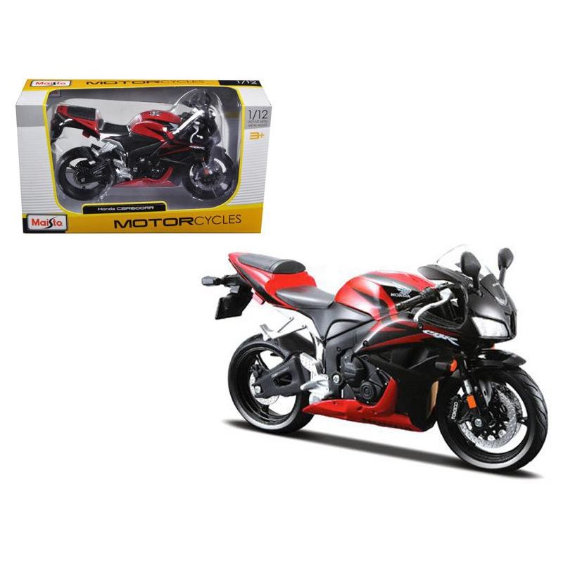Honda CBR 600RR Red and Black 1/12 Diecast Motorcycle Model by Maisto, 1 of 4
