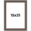 PosterPalooza | Ornate Black Picture Frame - UV Acrylic, Foam Board Backing, Hanging Hardware - 2 of 4