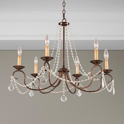 Venetian Golden Bronze Crystal Mini Chandelier