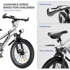 HTUTWOO 24 Inch Kids Mountain Bike for Boys & Girls Ages 7-12 – 7-Speed Gears, Dual Disc Brakes, Shock Absorber Front Fork - 2 of 4
