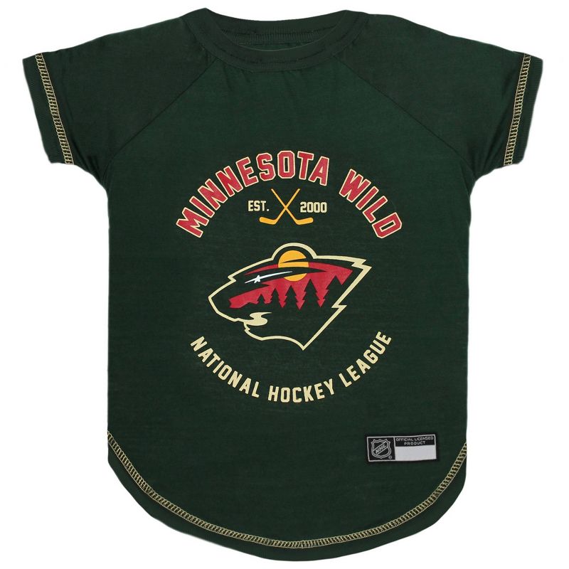 NHL Minnesota Wild Pets T-Shirt, 1 of 2