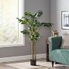 Gulches 47 Inch Pre Potted Artificial Monster Leaf Tree Plants with Unique Split Leaves, Ideal for Indoor Gardens, Living Rooms & Bedrooms - 2 of 4