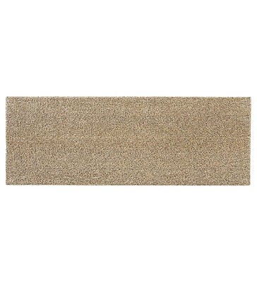 Beige Flecked Washable Door Mat Absorbent Hall Dirt Catcher Non