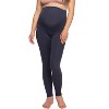 Felina Women's Velvety Soft Maternity Leggings For Women - Yoga Pants For Women, Maternity Clothes - (2-Pack) - 2 of 4
