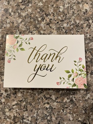 Paper Junkie 48 Pack Bulk Welcome Note Cards With Envelopes For Guests,  Employees, Business, Floral Design, Blank Interior 4x6 In : Target