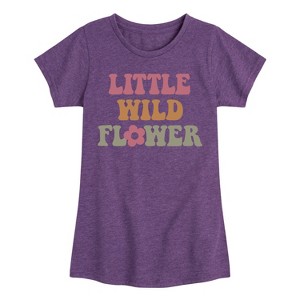 Girls' - Instant Message - Little Wildflower Fitted Short Sleeve Graphic T-Shirt - 1 of 4