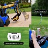12V Kids Ride-On Excavator Digger Car with Remote Control, 4x75W Drive Motors, 10Ah Battery, Working Digging Arm, LED Lights, Music & USB - 2 of 4