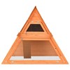 vidaXL Rabbit Hutch Solid Pine & Fir Wood 59.8"x50.4"x42.5" - 3 of 4