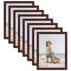 Golden State Art 11x14 MDF Picture Frame 0.71 Inch Thickness for 8x10 Picture - Pack of 8 - 1 of 4