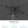 Sonkuki 6×9FT LED Rectangular Patio Umbrella w/Solar Lights, Push Button Tilt and Crank Handle - 4 of 4