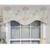 RLF Home Modern Design Classic Fanfare Cornice Style Window Valance 50" x 17" Light Green - 2 of 4
