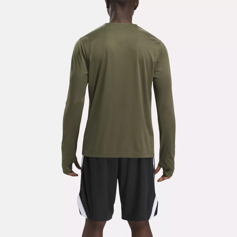 Reebok Training Long Sleeve Tech T-Shirt Mens Athletic T-Shirts, 3 of 6
