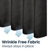 LiBa Premium Waffle Weave Shower Curtain - Water Repellent and Heavyweight, Hotel Quality, Machine Washable Liner for Bathroom - 3 of 4
