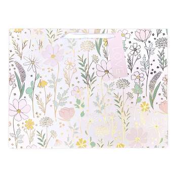 Gold Cream Floral Contact Paper