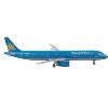 Airbus A321 Commercial Aircraft "Vietnam Airlines" Blue 1/400 Diecast Model Airplane by GeminiJets - 3 of 4